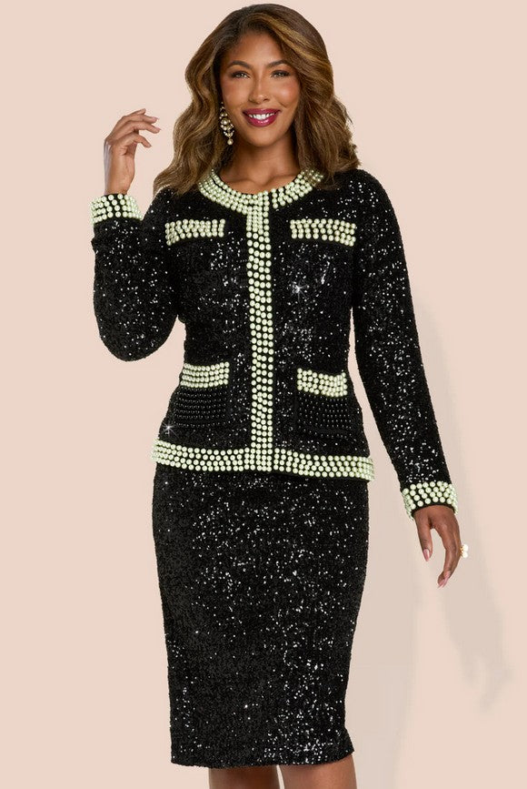 Donna Vinci, Style #12234- 2PC Jacket & Skirt