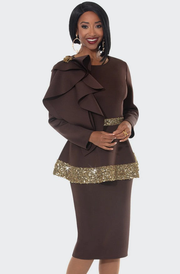 DONNA VINCI #12231 2PC. JACKET AND SKIRT