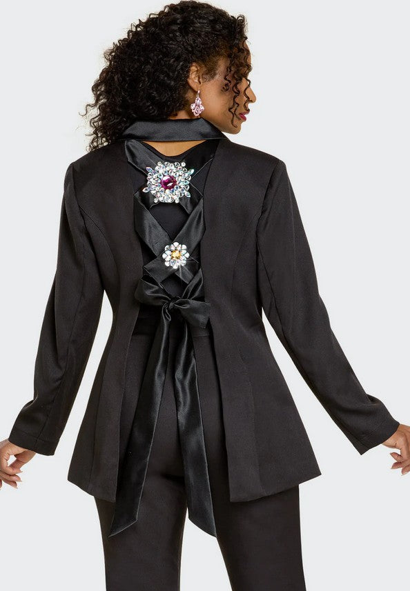 DONNA VINCI, STYLE#12243-3PC. JACKET, TOP & PANT SET