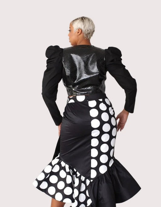 For Her NYC #81786 High and Low Skirt