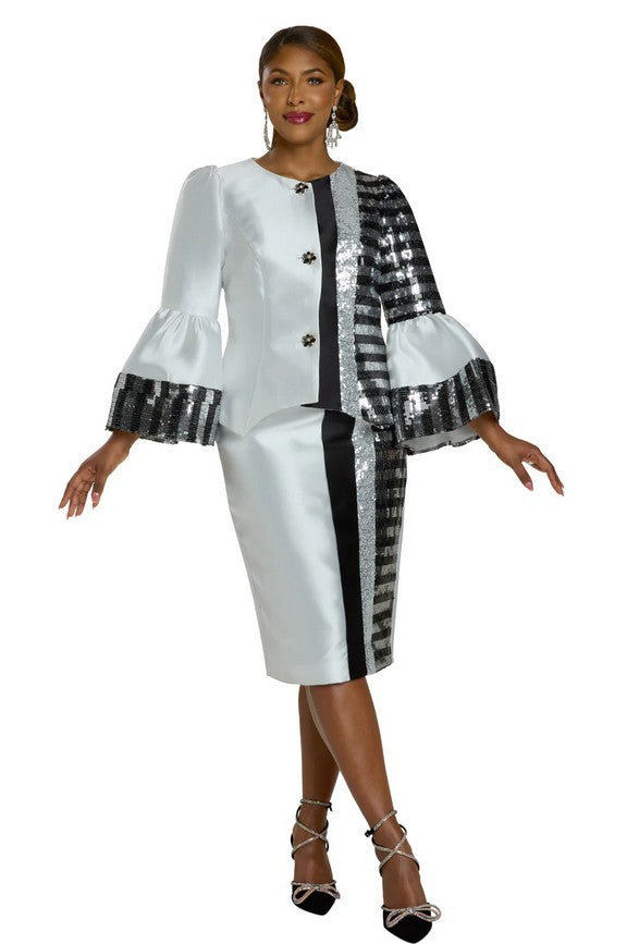 DV Lisa Rene Collection 66351 2Pc Jacket and Skirt Set