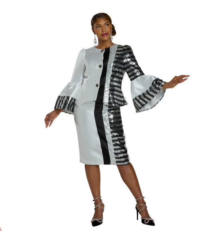 DV Lisa Rene Collection 66351 2Pc Jacket and Skirt Set
