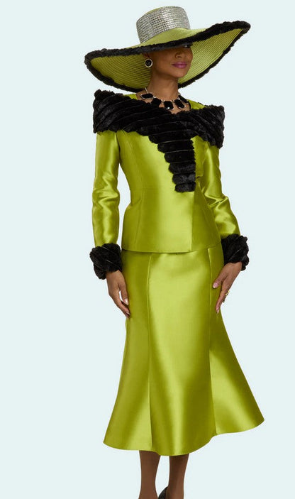 DONNA VINCI 2PC. JACKET & SKIRT SET 12222