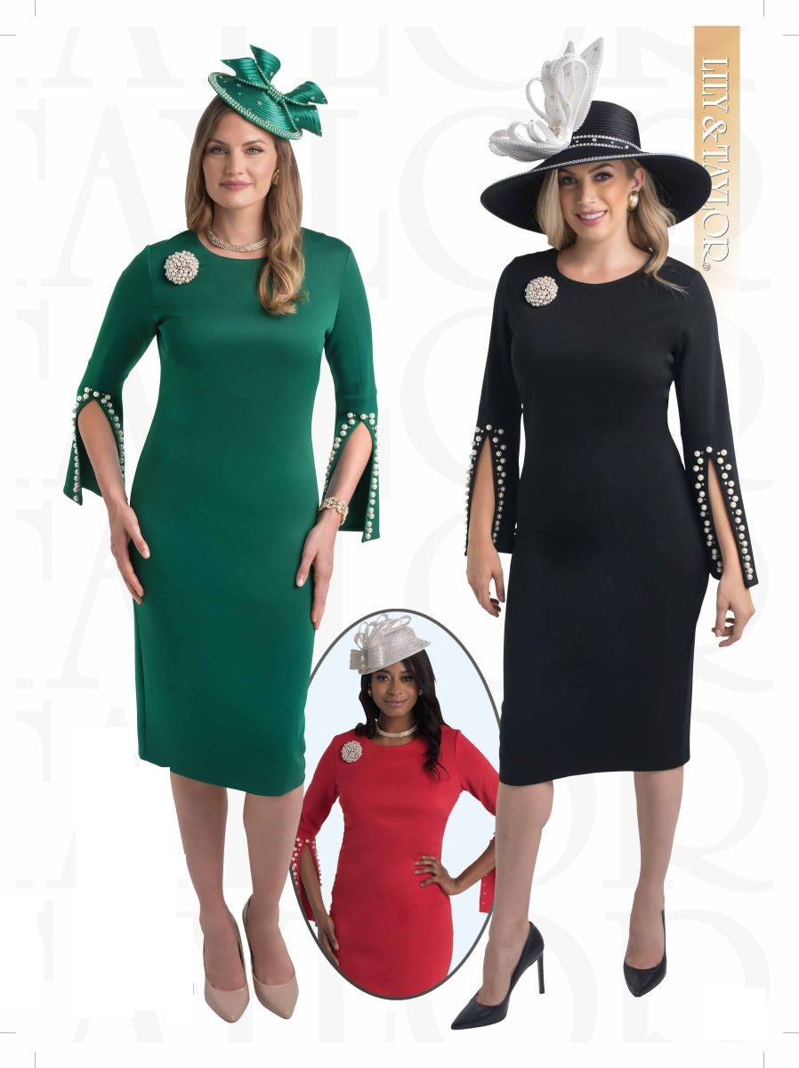 LILY & TAYLOR DRESS  4389