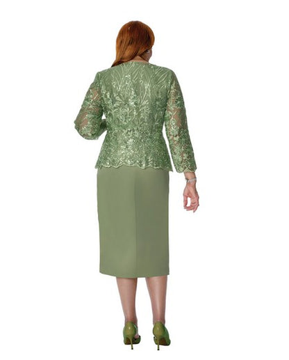 Dorinda Clark Cole 3PC Lace Skirt Suit
