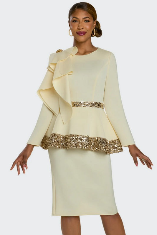 DONNA VINCI #12231 2PC. JACKET AND SKIRT