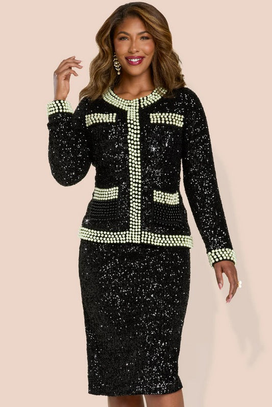 Donna Vinci, Style #12234- 2PC Jacket & Skirt