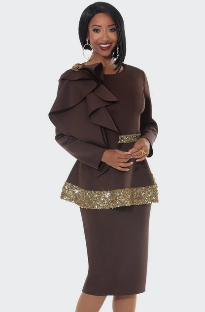 DONNA VINCI #12231 2PC. JACKET AND SKIRT