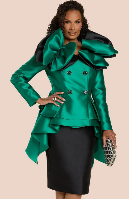 DONNA VINCI, STYLE 12241 2 PC JACKET AND SKIRT