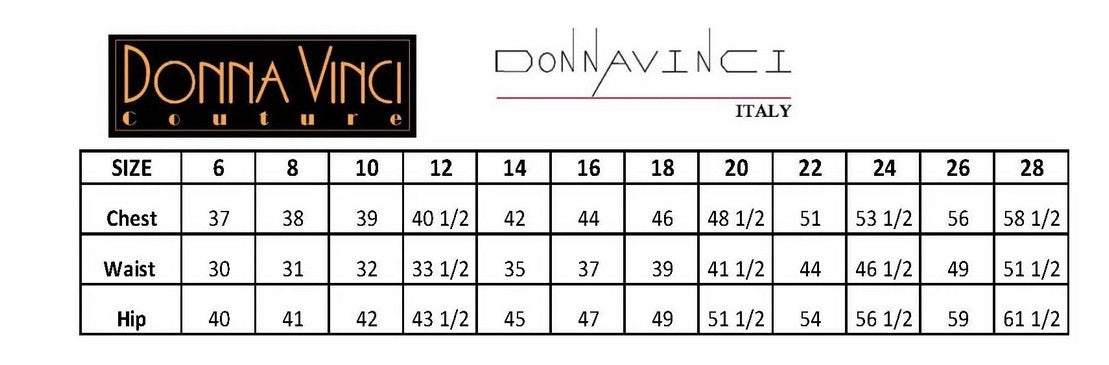 DONNA VINCI STYLE#12242- 3PC. JACKET, TOP & PANT SET