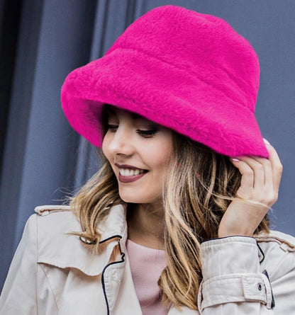 Faux Fur Bucket Hat