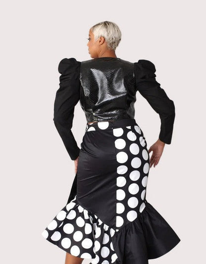 For Her NYC #81786 High and Low Skirt